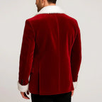 Santa Claus Red Velvet Red Blazer