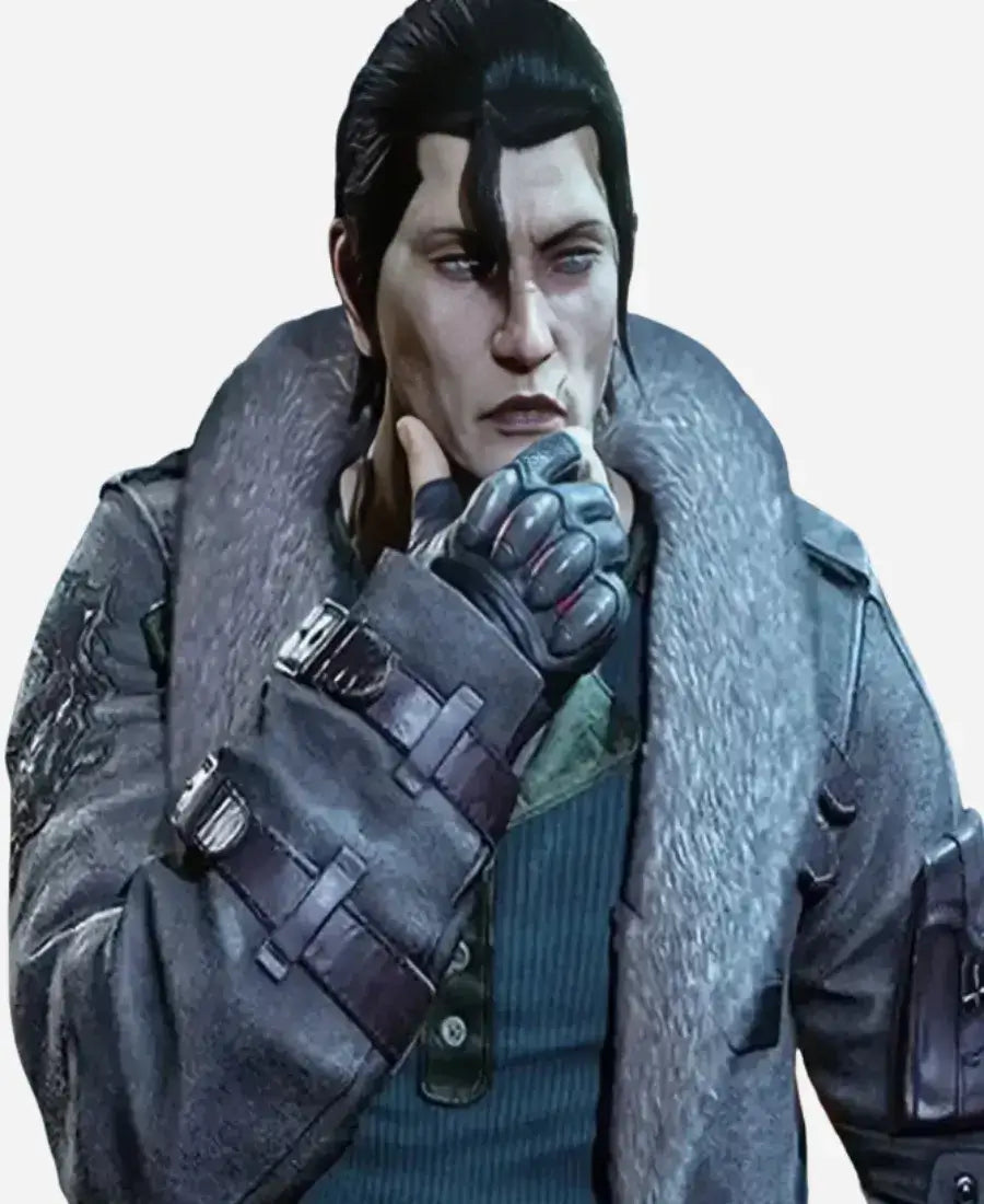 Sergei Dragunov Tekken 8 Grey Fur Coat