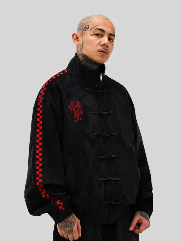 Shadow By NEPTUN X Sonic Bomber Black Jacket For Men & Women