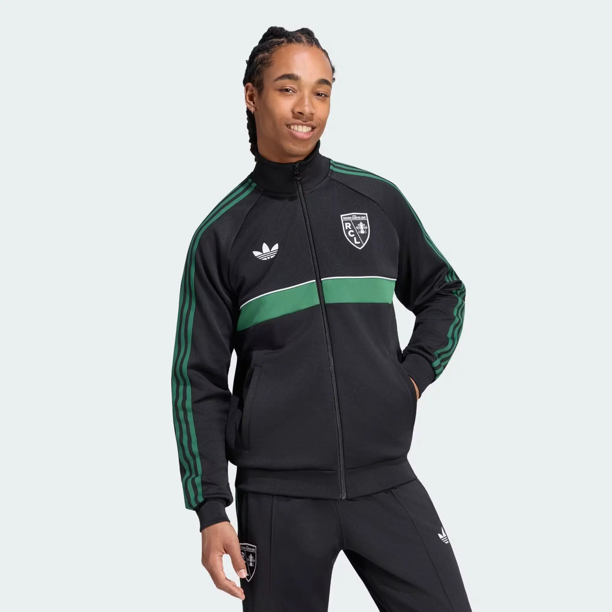 Shop Adidas RC Lens Black Track Jacket