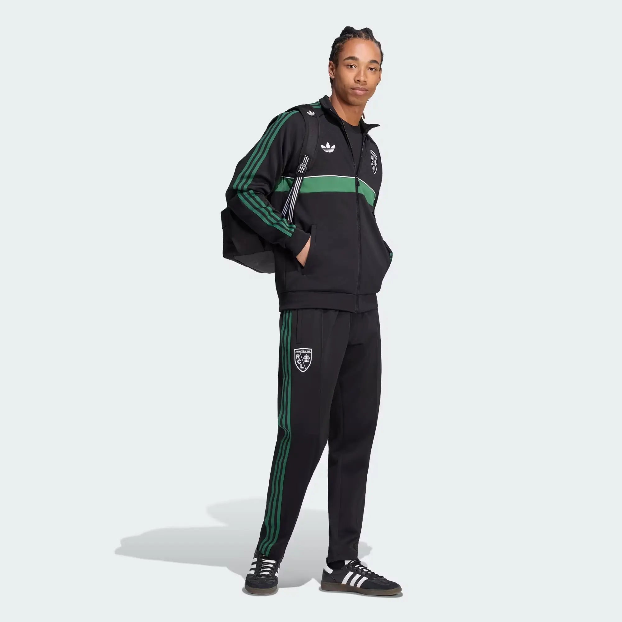 Shop Adidas RC Lens Black Track Top