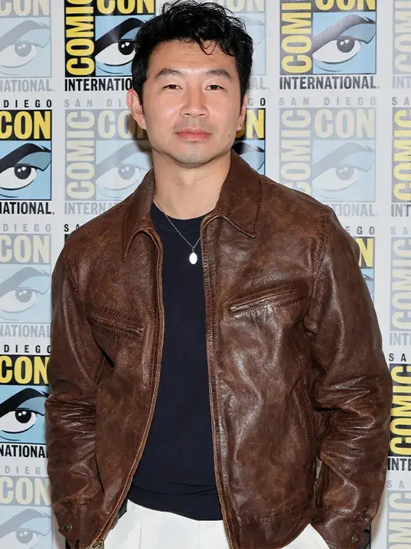Simu Liu Comic-Con 2026 Leather Jacket