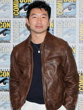 Simu Liu Comic-Con 2026 Leather Jacket