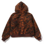 Solid 1st Camo Shark Zipper Heavy Jacket