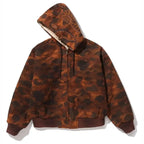 Solid 1st Camo Shark Zipper Heavy Jacket For Men & Women