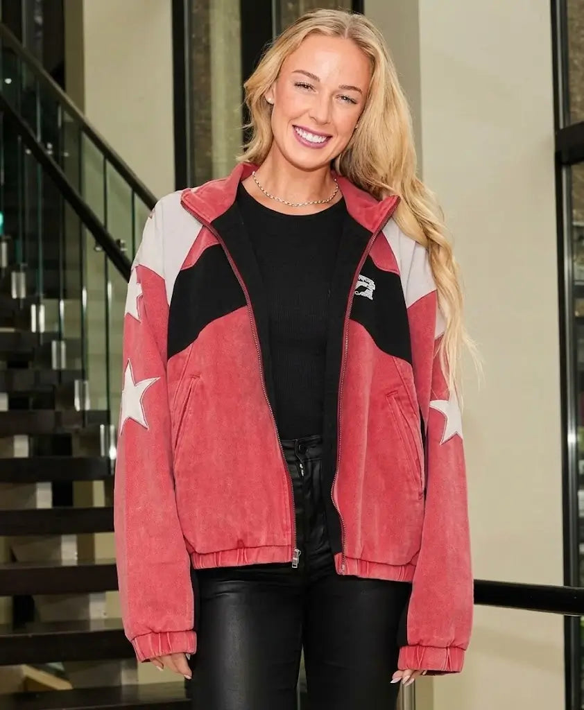 Sophie Cunningham All Star Track Work Red Jacket
