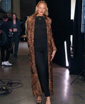 Sophie Cunningham WNBA Playoffs Leopard Coat