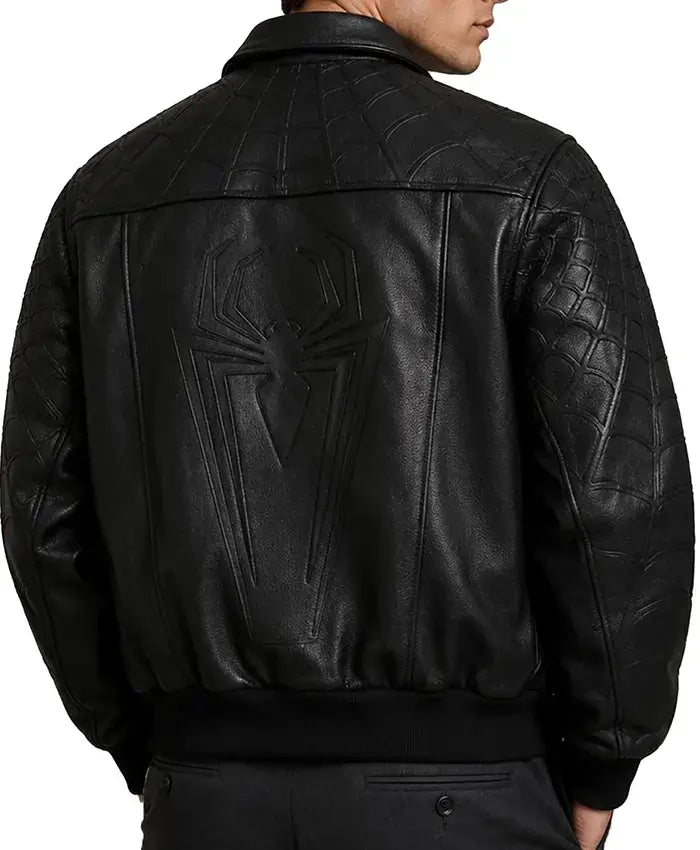 Spider-Man Brand New Day Black Leather Jacket