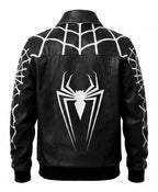 Spider-Man Symbiote Leather Bomber Jacket