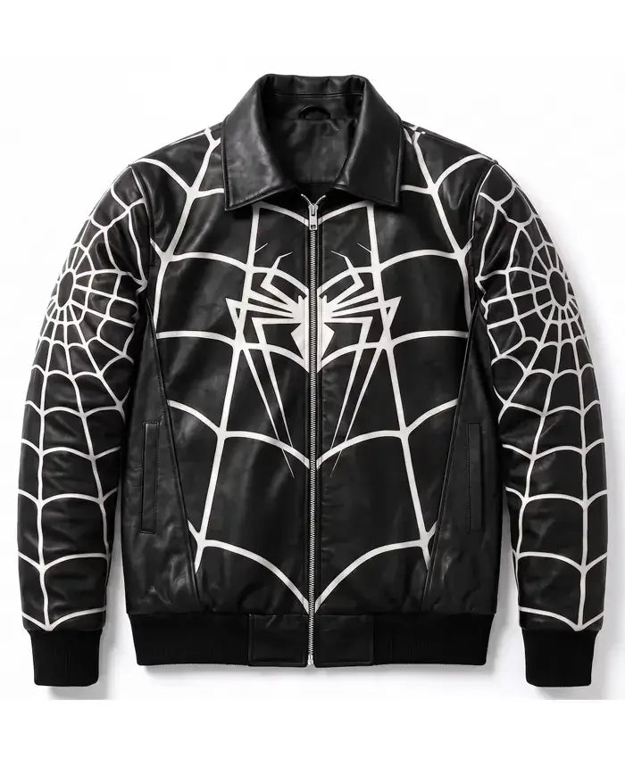 Spider-Man Symbiote Leather Jacket