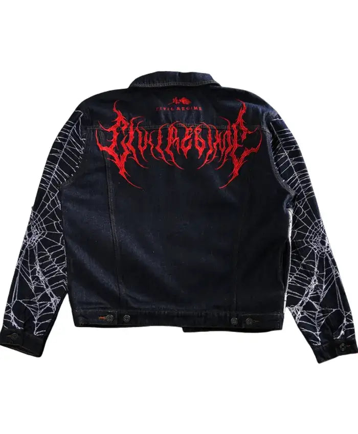 Spider-Man Webs Concrete Blue Jacket