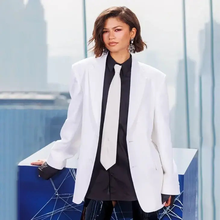 Spider Man Brand New Day Zendaya White Blazer