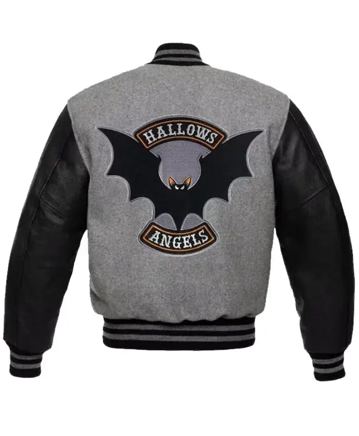 Spooky Angel Varsity Jacket