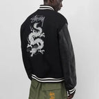Stüssy x eYe JUNYA WATANABE MAN Stadium Black Jacket