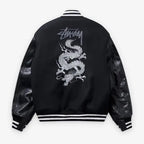 Stüssy x eYe JUNYA WATANABE MAN Stadium Varsity Jacket