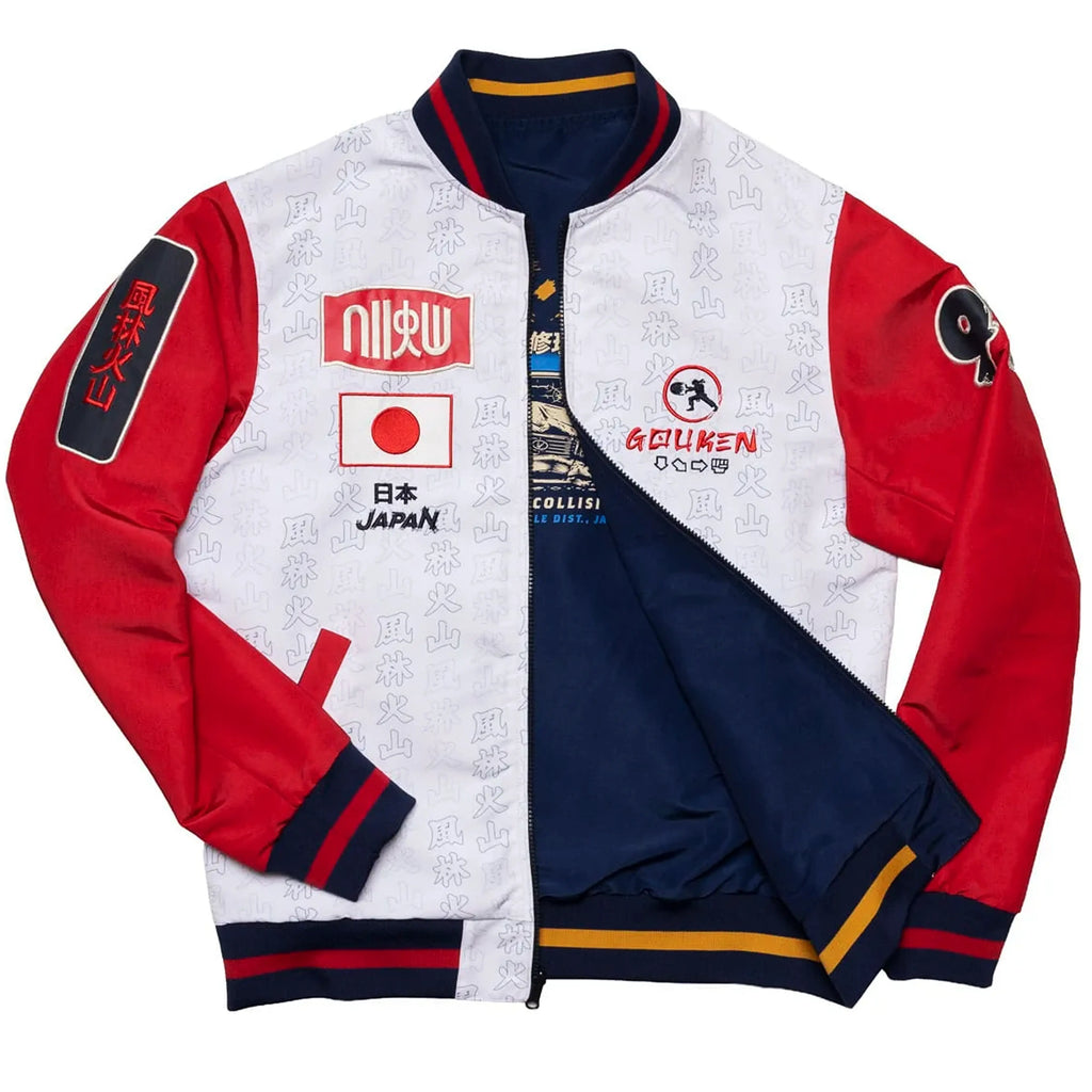 Street Fighter Collision Course Reversible Bomber Jacket For Men & Women
