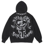 Supreme 2026 Forever Hooded Black Sweatshirt
