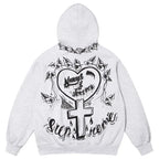 Supreme Forever Hooded Grey Sweatshirt