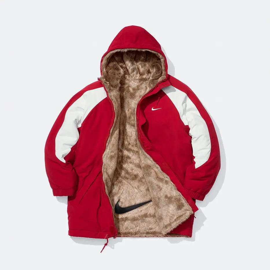 Supreme x Nike Faux Fur Hooded Jacket