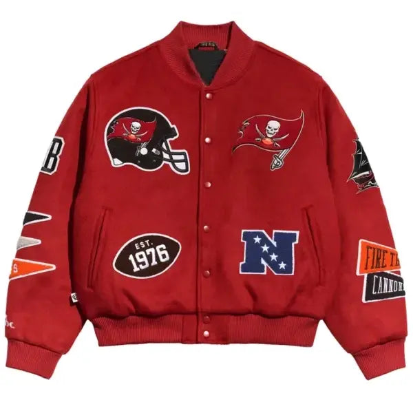Tampa Bay Buccaneers Chalk Line Pennant Varsity Jacket