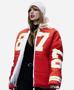 Taylor Swift Kelce 87 Puffer Jacket