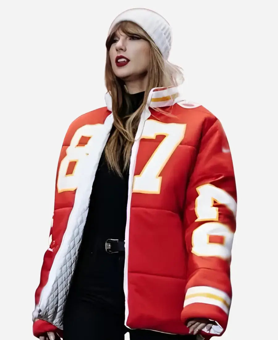 Taylor Swift Kelce 87 Puffer Jacket