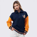 Terez Knicks Champions Quarter-Zip Pullover Sweatshirt