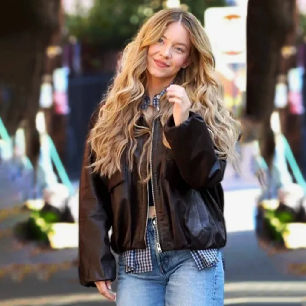 The Housemaid's Secret Sydney Sweeney Brown Jacket