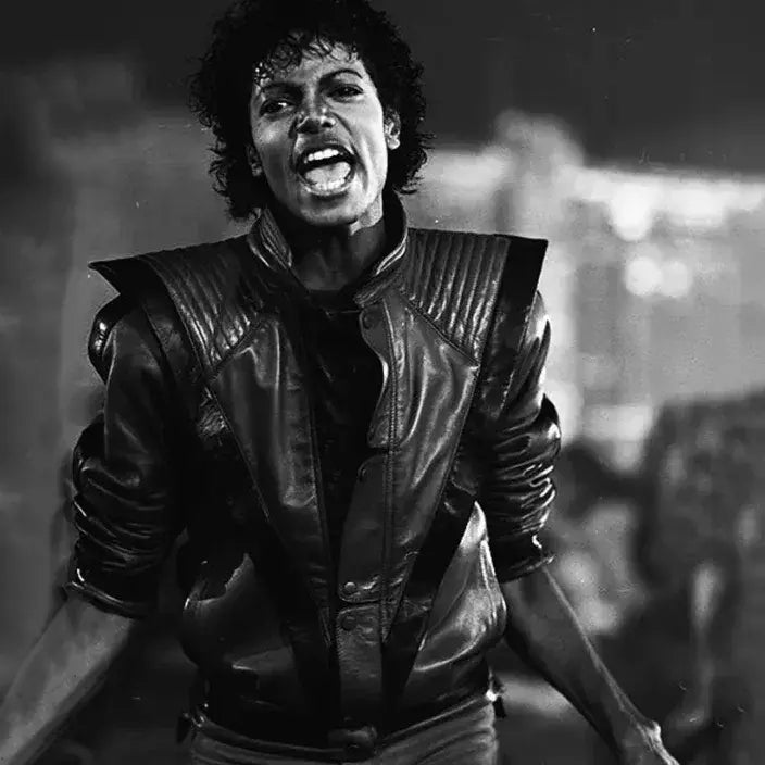 Thriller Michael Jackson Black Leather Jacket