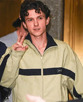 Tom Holland NYC Saint Laurent Beige Windbreaker Jacket