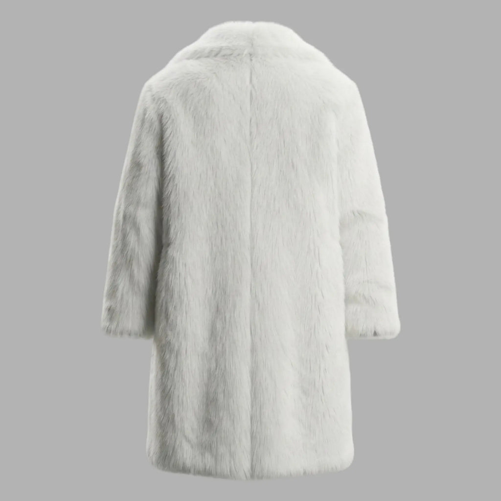Trick Williams x Tyrese Haliburton Fanatics White Fest Fur Coat 