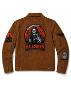 Trick or Treat Suede Zipper Jacket