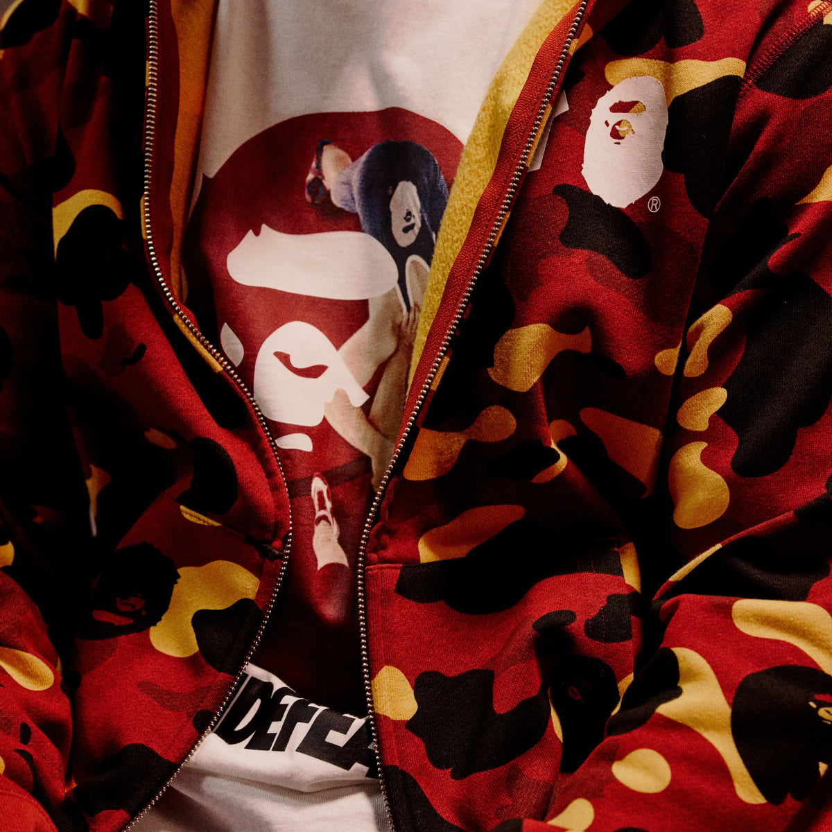 UNDEFEATED x BAPE Full Zip Hoodie 