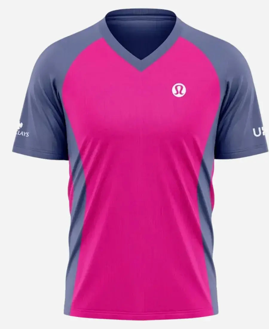 US Open 2026 Frances Tiafoe Pink T-Shirt
