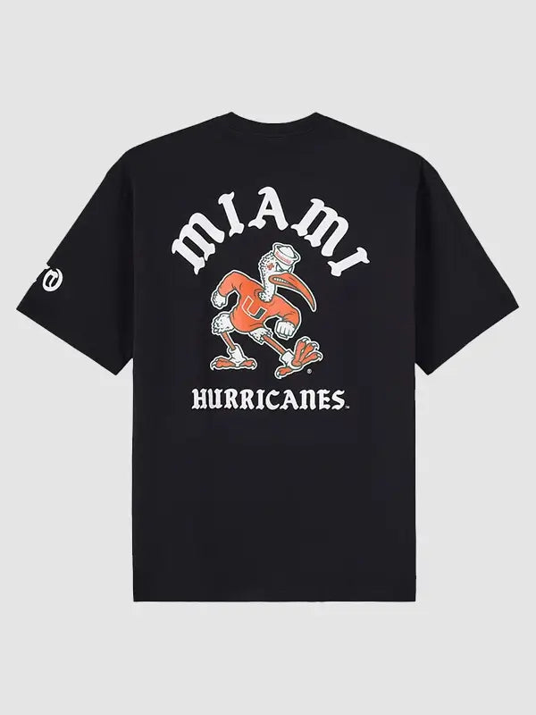 University of Miami OVO Black T-Shirt
