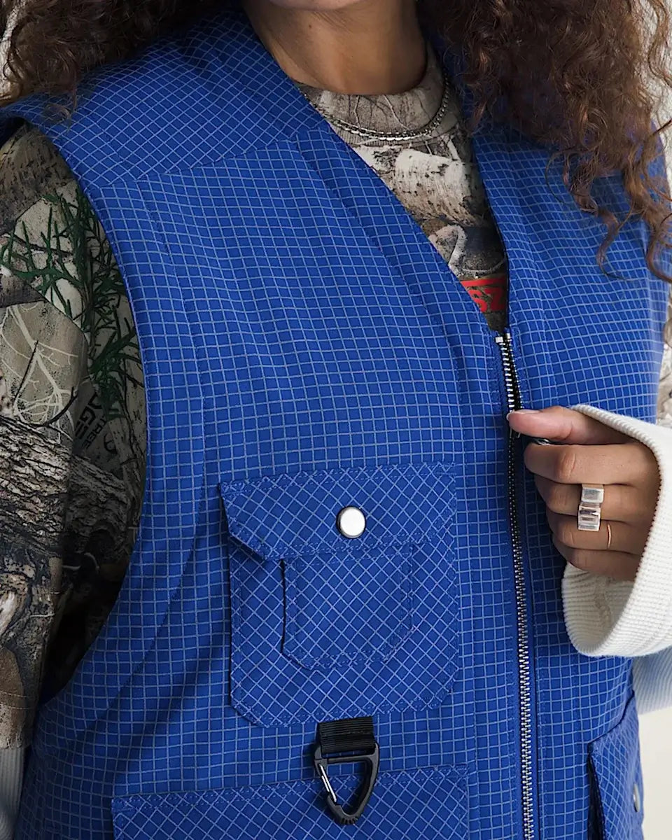 VANSZA Hunting Blue Vest