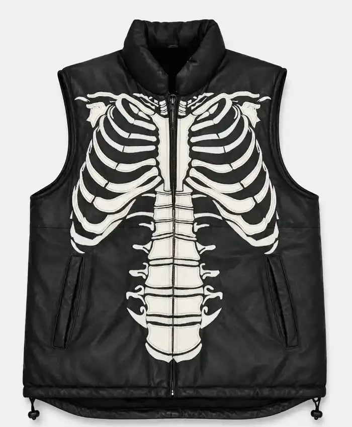 Vilanto Skeleton Leather Vest
