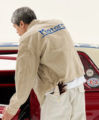 Visvim Motors Club 2026 Corduroy Beige Jacket back view
