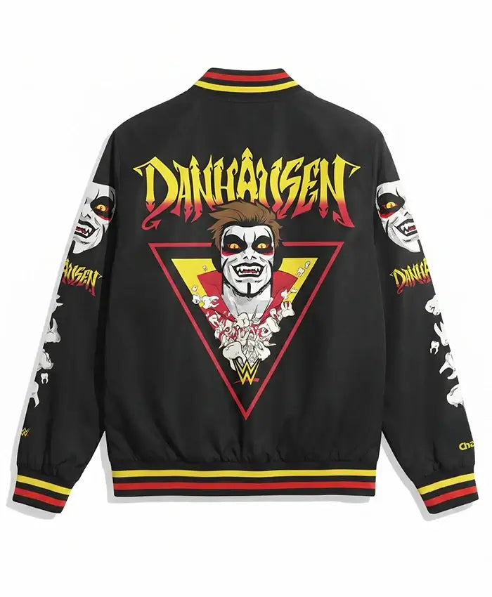 WWE Danhausen 2026 Black Fanimation Jacket