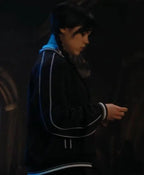Wednesday Addams Bomber Black Jacket