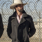 Ryan Bingham Yellowstone Grey Peacoat