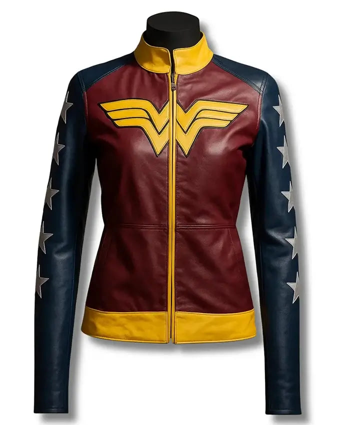 Wonder Woman Costume Leather Jacket