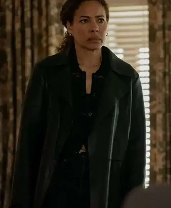 Yellowjackets S03 Taissa Black Leather Coat
