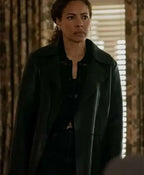 Yellowjackets S03 Taissa Black Leather Coat
