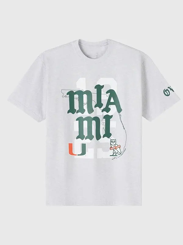 University of Miami OVO White T-Shirt