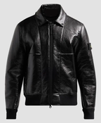 Carmelo Anthony Style Bonded Black Leather Jacket
