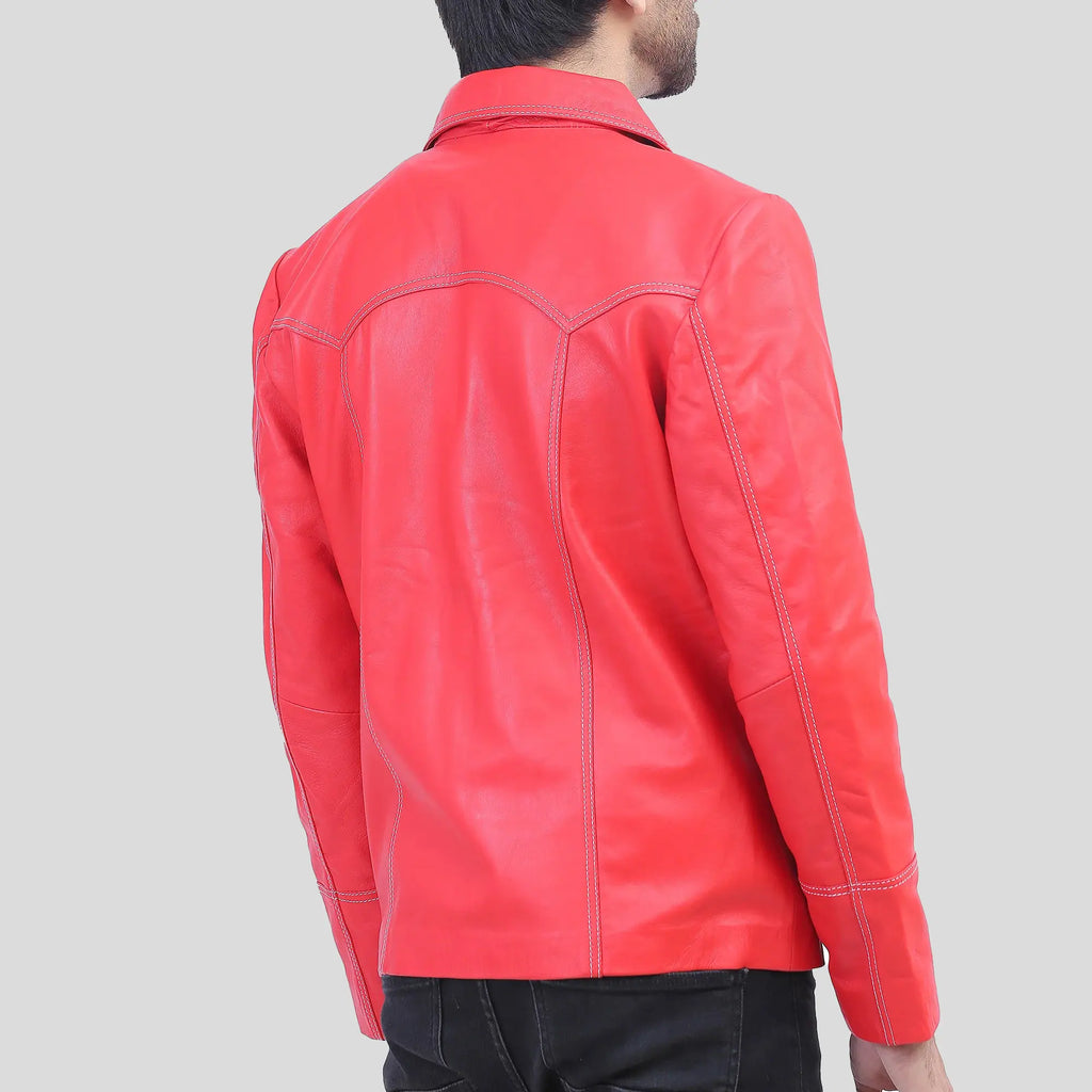 red jacket men